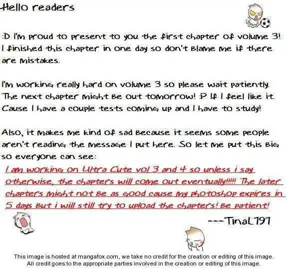 Ultra Cute Chapter 3.1 1